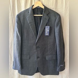 Stafford Classic Fit 38 R Mens Merino Wool Blend Sport Coat